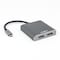 Rocstor Usb-C To Dual Displayport Multi-Monitor Adapter - 2-Port Displayport Y10A201-A1 - alternate 6